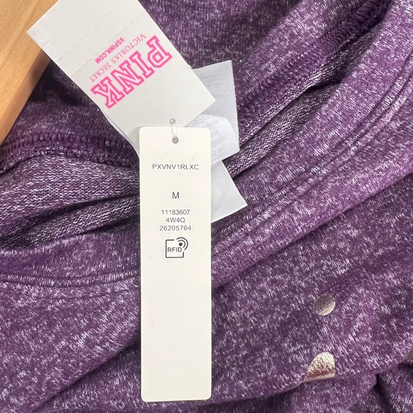 Women's NWTs Pink by Victoria Secret, Long Sleeve, Lounge Top Size Medium - Picture 6 of 7